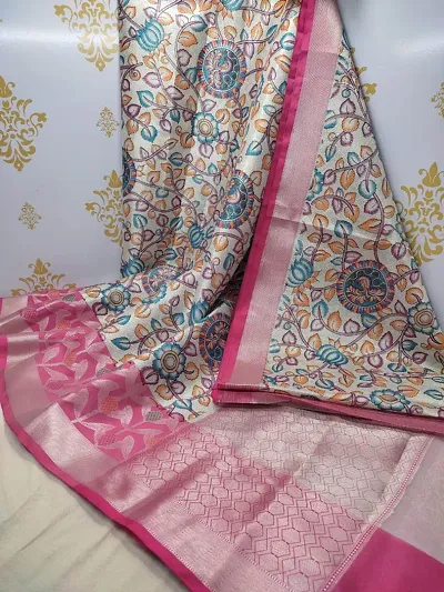 Trending Kosa Silk Saree with Blouse piece 