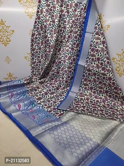Stylish Fancy Designer Kosa Silk Saree With Blouse Piece For Women