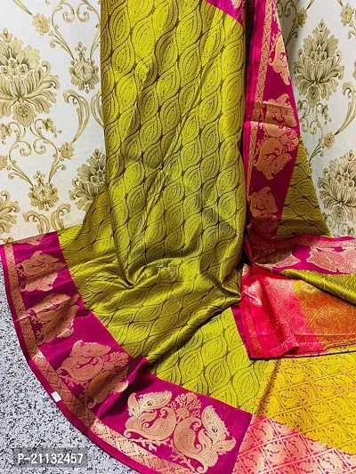 Stylish Fancy Designer Kosa Silk Saree With Blouse Piece For Women-thumb2