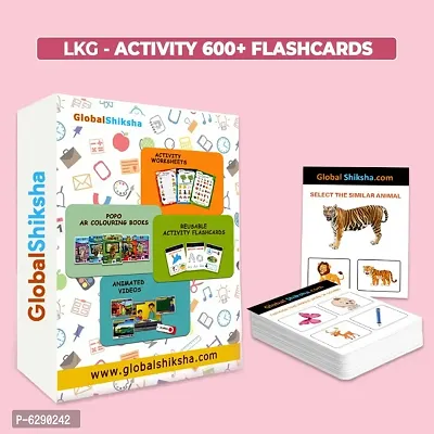 LKG Fun-Filled Activity Based Glossy 600+ Flashcards
