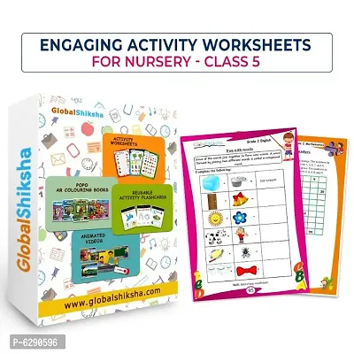 Printed Activity Worksheets for Class 1