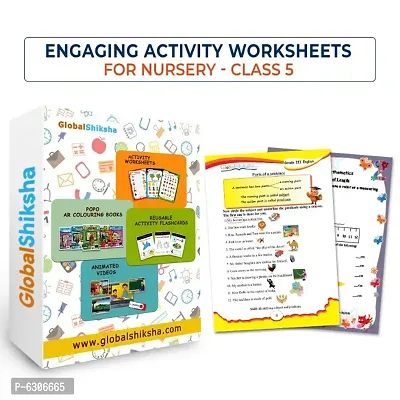 Printed Activity Worksheets for Class 3