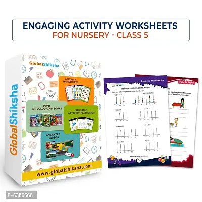 Printed Activity Worksheets for Class 4
