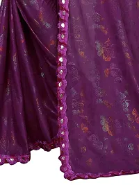 RJB women's silk bland digital printed saree with blouse pieace (2262-patti_purple_free size)-thumb4