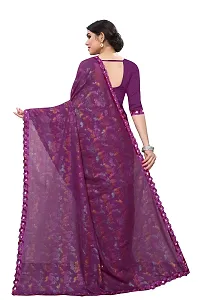 RJB women's silk bland digital printed saree with blouse pieace (2262-patti_purple_free size)-thumb2