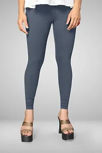 PELIAN The Ultimate Leggings | Super-High Waisted | Non-Transparent Cloud Soft Fabric | Ankle Length (XL, Light Blue)-thumb1