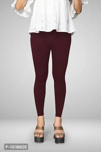 Buy Pelian Women Pink Regular Fit Full Length Legging 2XL Online