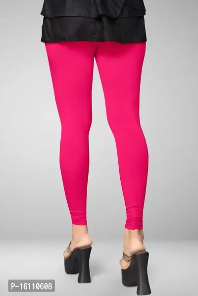 PELIAN The Ultimate Leggings | Super-High Waisted | Non-Transparent Cloud Soft Fabric | Ankle Length (M, Pink)-thumb4