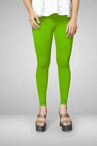 PELIAN The Ultimate Leggings | Super-High Waisted | Non-Transparent Cloud Soft Fabric | Ankle Length (3XL, Dark Green)-thumb1