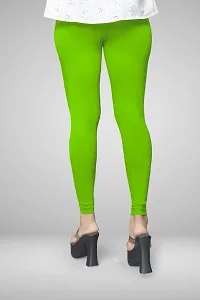 PELIAN The Ultimate Leggings | Super-High Waisted | Non-Transparent Cloud Soft Fabric | Ankle Length (3XL, Dark Green)-thumb3