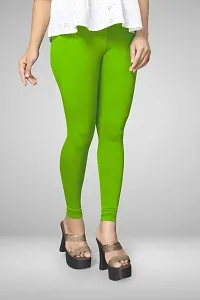 PELIAN The Ultimate Leggings | Super-High Waisted | Non-Transparent Cloud Soft Fabric | Ankle Length (3XL, Dark Green)-thumb2