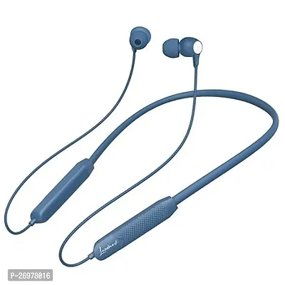 Stylish Blue In-ear Bluetooth Wireless Earphone With Microphone-thumb0