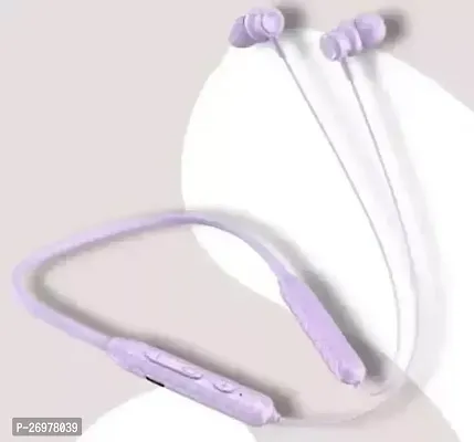 Stylish Purple In-ear Bluetooth Wireless Earphone With Microphone