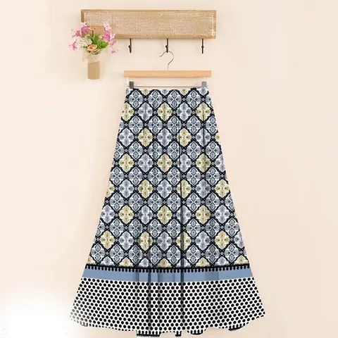Stylish Cotton Printed Ethnic Skirt for Women