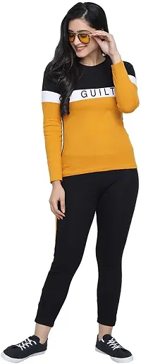 Stylish Cotton Blend Track Suit For Women-thumb1