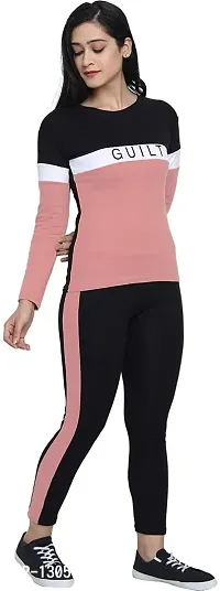 Stylish Cotton Blend Track Suit For Women-thumb4