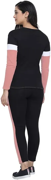 Stylish Cotton Blend Track Suit For Women-thumb1