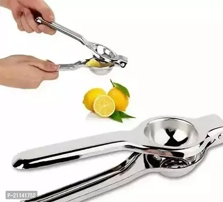 STAINLESS STEEL 1 PC LEMON SQUEEZER WITHOUT OPENER-thumb0