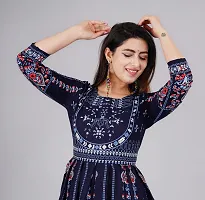 Blue Anarkali Kurta For Woman-thumb2