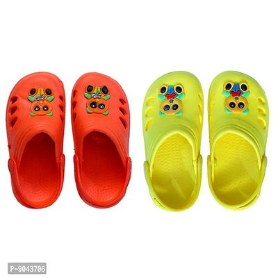 Trendy kids sling back clogs for boys and girls flip flop pack of 2-thumb0