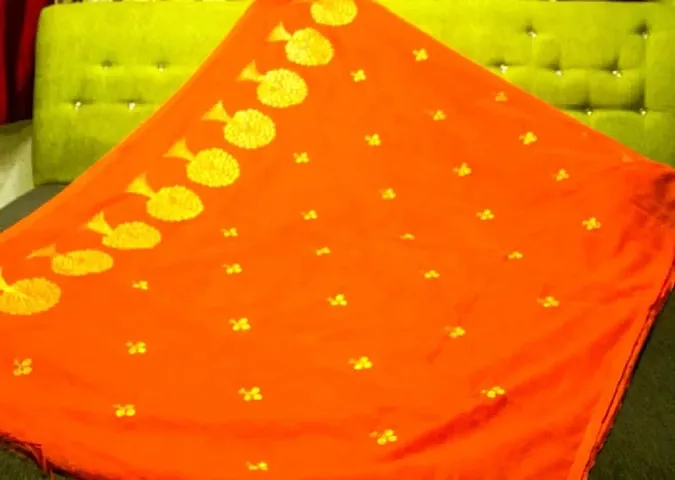 Attractive Cotton Sarees With Blouse Piece