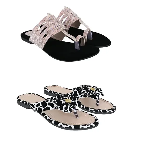 Comfortable TPR Slippers For Women Pack Of 2