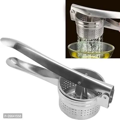 Potato Ricer Potato Masher Fruit, Vegetable Food Masher and Juicer Stainless Steel Pav Bhaji Masher