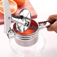 Stainless Steel Potato Ricer Potato Masher Fruit, Vegetable  Food Masher and Juicer Best for - Orange Apple Watermelon Pomegranate Juice Squeezer Mashing-thumb2