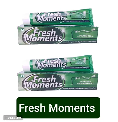 Modicare Fresh Moments Gel Toothpaste With Freshening Strips (Pack Of 2)Each 100g-thumb0