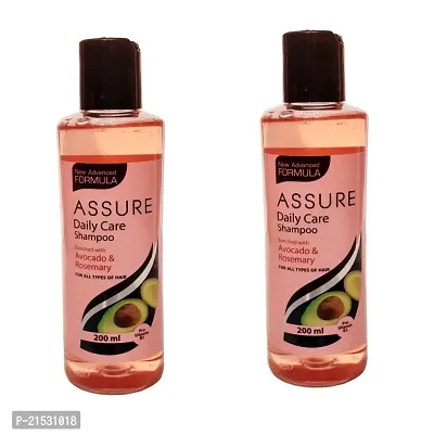 Assure Daily Care Shampoo Enriched With Avocado Oil  Rosemary (Pack Of 2) Each 200ml
