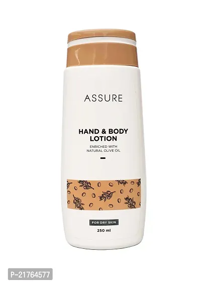 Assure Hand  Body Lotion Soft  Smooth With Natural Olive Oil For Dry Skin (Pack Of 2) Each 250ml-thumb3
