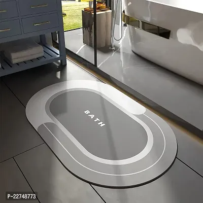 Anti Slip Magic Bathroom Mat Door Mat Pagluchniya for Home Quick Drying Bathroom Mats Anti Slip Big Size  Water Absorbing Floor Washable Anti Skid Foot Mat-thumb0