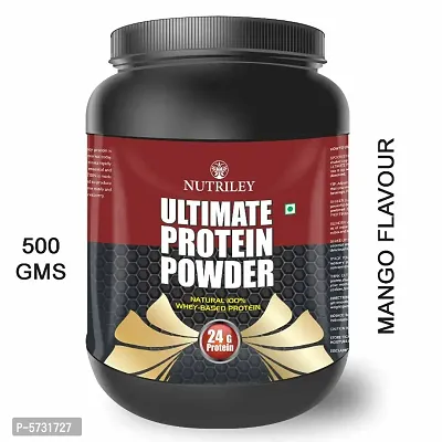 Nutriley Ultimate Premium, Whey Protein Powder, Weight Gainer, With Mango Flavour, For Mass Gain & Muscle Gain