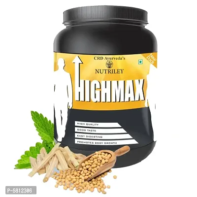 Nutriley Highmax, Height Increasing Whey Protein for Height Growth and Increasing Bone Mass (500 gms Pack) Chocolate Flavour