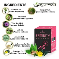 Nutriley Feminity  Female Fertility Capsules for Irregular Ovulation, Fertility, strengthening uterus, Increasing fertility  women sexual wellness (50 Capsules)-thumb2