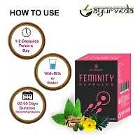 Nutriley Feminity  Female Fertility Capsules for Irregular Ovulation, Fertility, strengthening uterus, Increasing fertility  women sexual wellness (50 Capsules)-thumb3