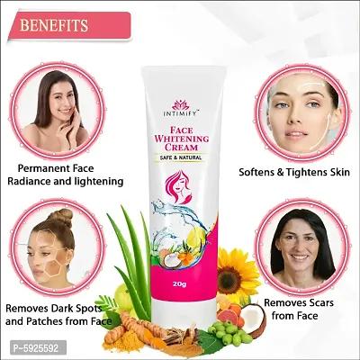 Intimify Face Whitening Cream for Skin Lightening, Face Care, Skin care, Anti acne, Anti Wrinkles and Moisturizer, Premium Skin Care ( 20 gms).-thumb5