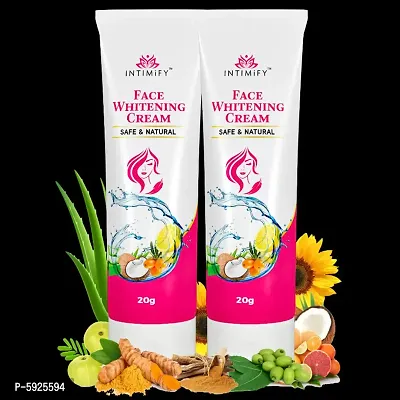 Intimify Face Whitening Cream for Skin Lightening, Face Care, Skin care, Anti acne, Anti Wrinkles and Moisturizer, Premium Skin Care ( 20 gms x 2pc).