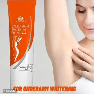 Intimify Underarm whitening and lightening cream, Underarm darkness removal cream in 20gm Pack of 1.
