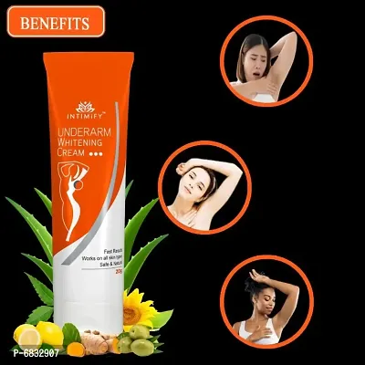 Intimify Underarm whitening and lightening cream, Underarm darkness removal cream in 20gm Pack of 1.-thumb2