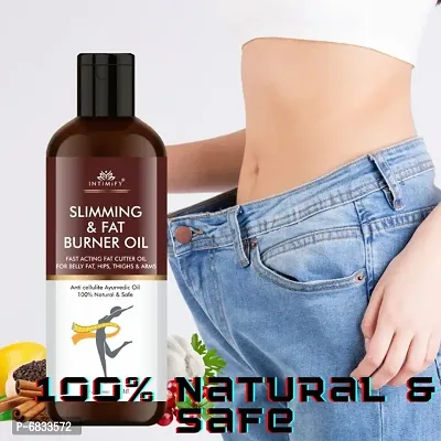 Intimify Fat burner oil, Slimming oil, Slimming oil for women, Slimming oil for Men, Body massage oil, Body massage oil for women, Body massage oil for men helps in body Toning  shaping 120ml Pack of