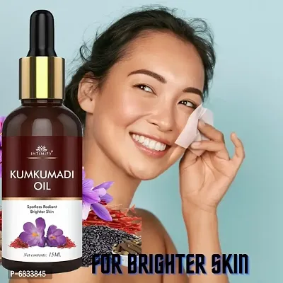Intimify Kumkumadi oil for face, Face oil for dry skin, Skin glow oil, Kumkumadi tailam for pigmentation dark spot removal 30ml pack of 1.