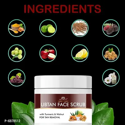 Intimify Ubtan scrub, Ubtan face scrub,Face scrub for oily skin with natural glow and radiance in 100ml Pack of 1.-thumb3