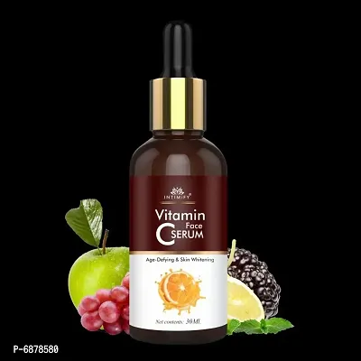 Intimify Vitamin c Face serum,Vitamin c Face serum for oily skin, for whitening and brightening reduce wrinkles 30ml Pack of 1.