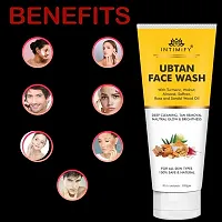 Intimify Ubtan face wash, Face wash for oily  dry skin for natural glow and skin brightening 100g Pack of 1.-thumb1