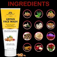 Intimify Ubtan face wash, Face wash for oily  dry skin for natural glow and skin brightening 100g Pack of 1.-thumb2