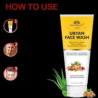 Intimify Ubtan face wash, Face wash for oily  dry skin for natural glow and skin brightening 100g Pack of 1.-thumb3