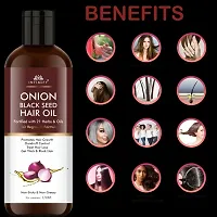 Intimify Onion hair oil, Hair falling oil, faster growth with Onion oil, Brahmi, Til oil, Bhringraj  120ml pack of 1.-thumb1