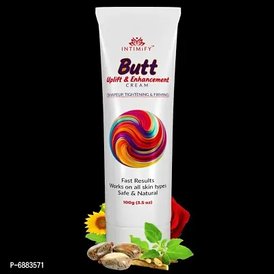 Intimify Butt Uplift  Enhancement Cream , Butt cream , Big ass cream makes butt size big and tight 100g Pack of 1.-thumb0