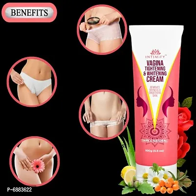 Intimify Vagina whitening cream , Vagina tightening cream removes dryness  make smooth skin 100g Pack of 1.-thumb3